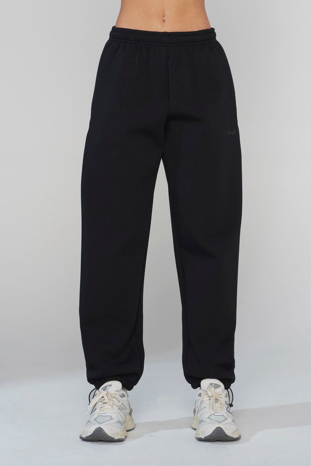 Young LA W240 Scuba Joggers Donkergrijs | VAUOX7940