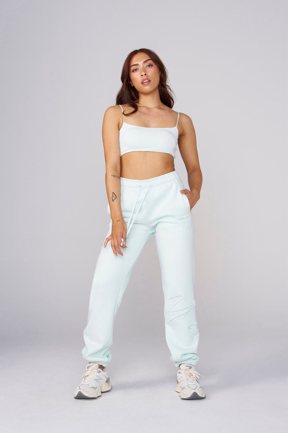 Young LA W246 Signature Joggers Aqua | RAGCY2508