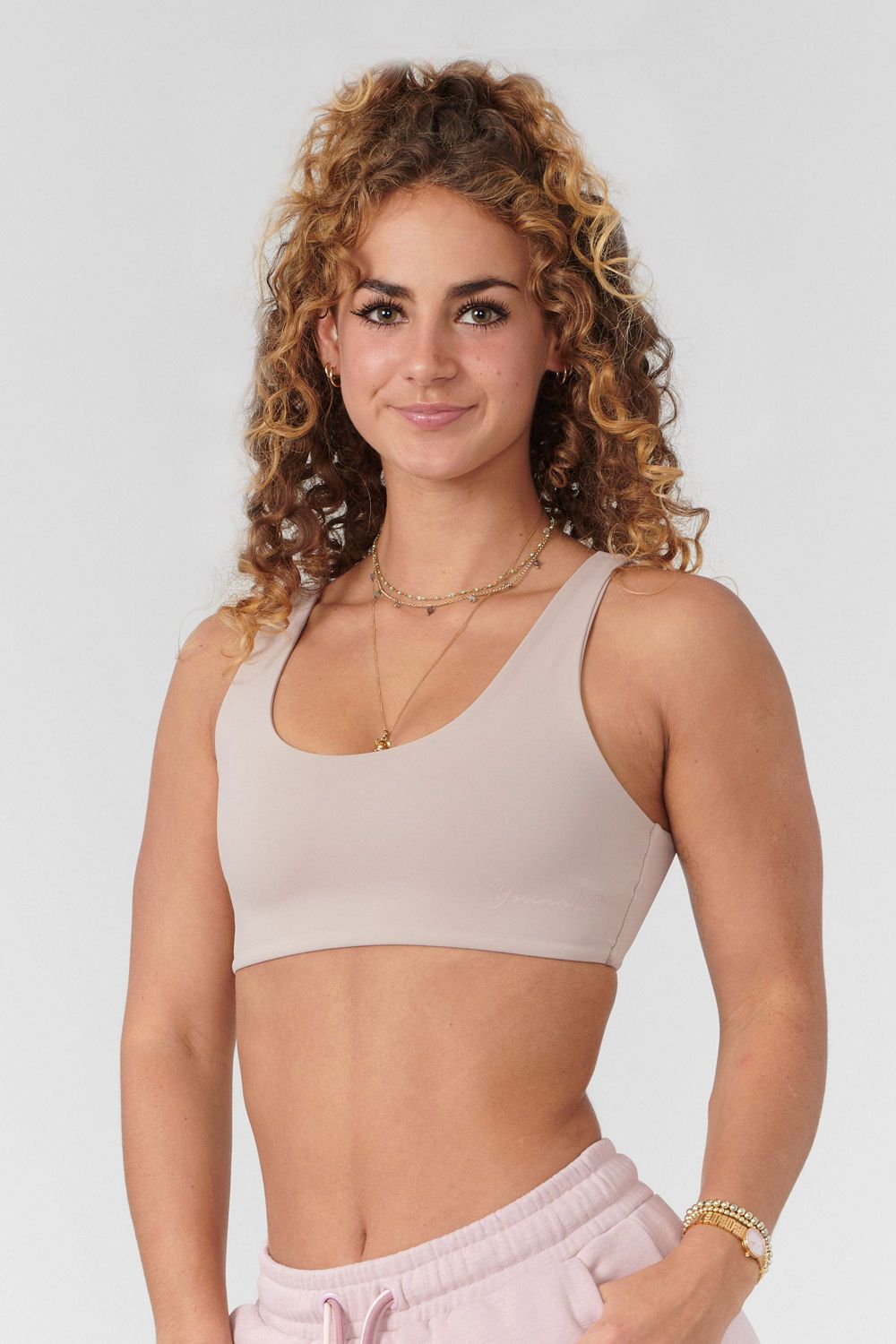 Young LA W303 Sculpt Bra Beige | RQOEY8295