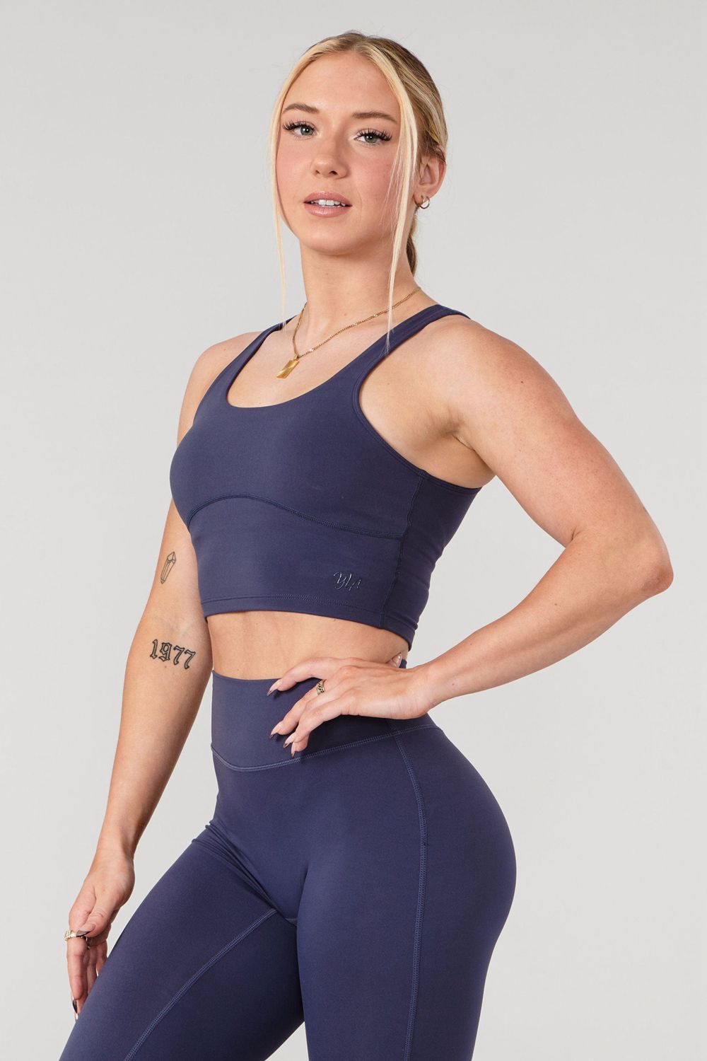 Young LA W309 Level-Up Sports Bra Donkerblauw | WJGKC1807