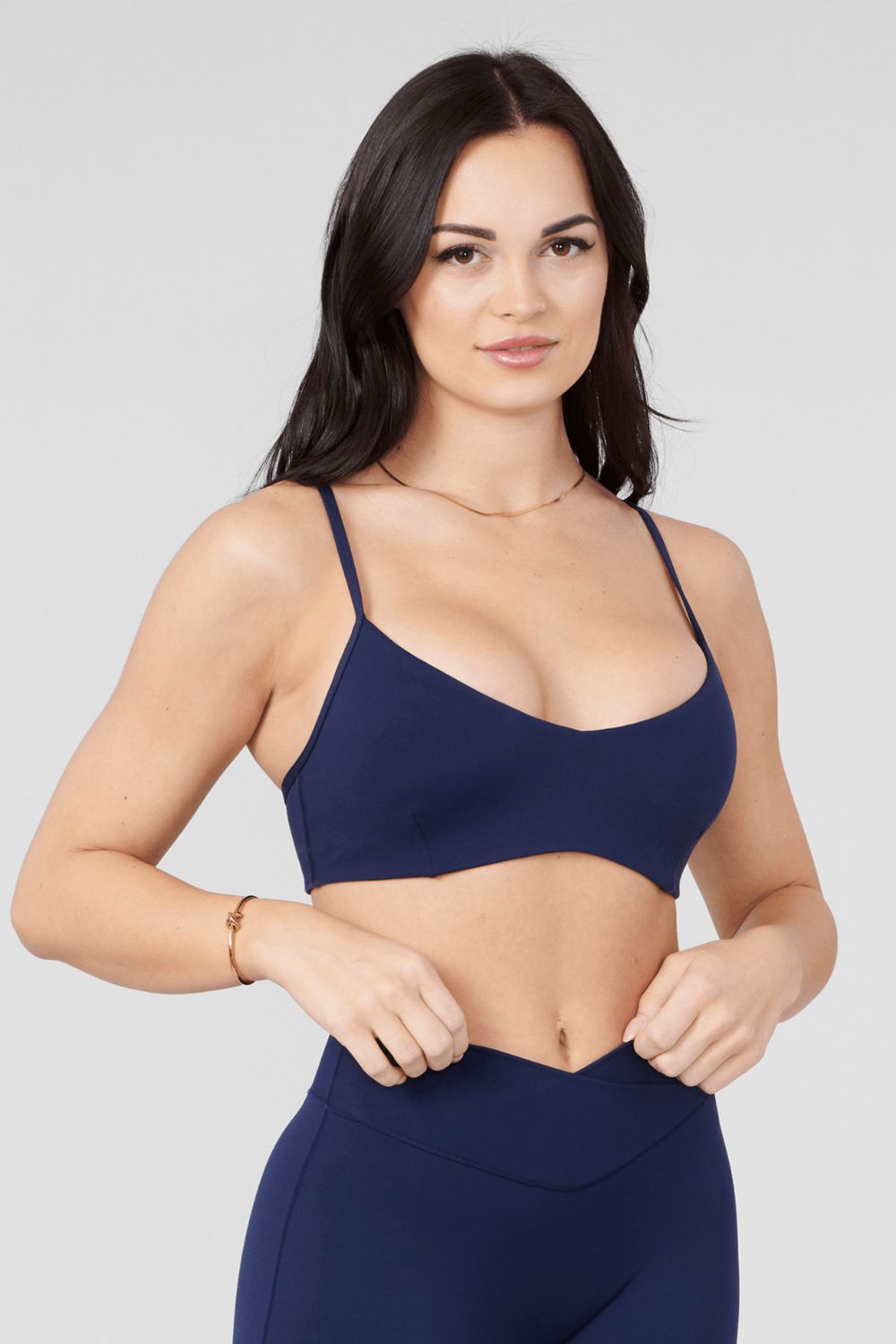 Young LA W324 Vital Sports Bra Donkerblauw | KMAJX8390