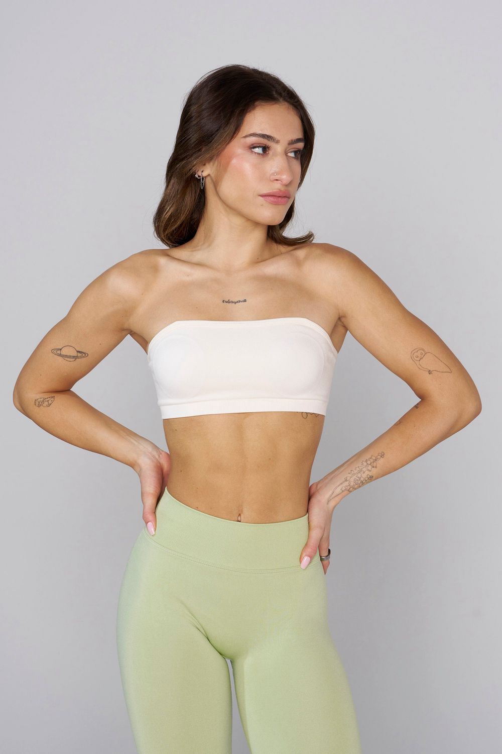 Young LA W333 Seamless Curve Bandeau Wit | WBKUE8276