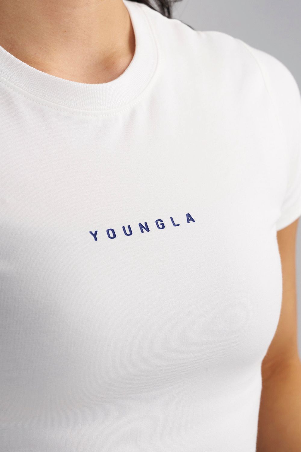 Young LA W435 - Og Baby Tee Wit | NGIJZ0319