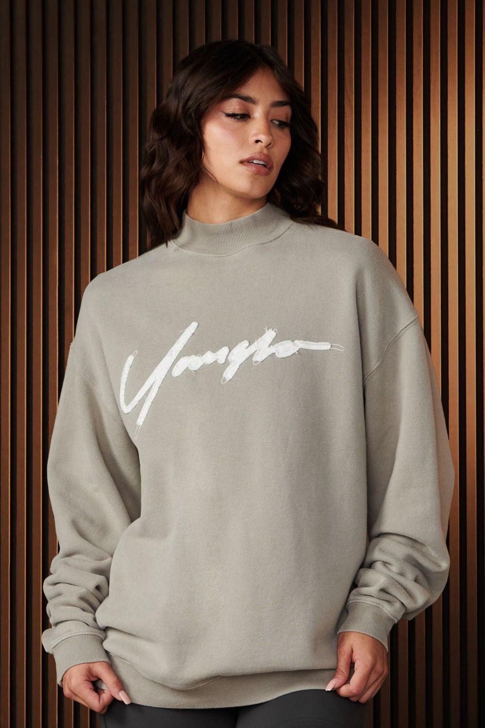 Young LA W521 - Urban Crewneck Grijs | DNZJX3409