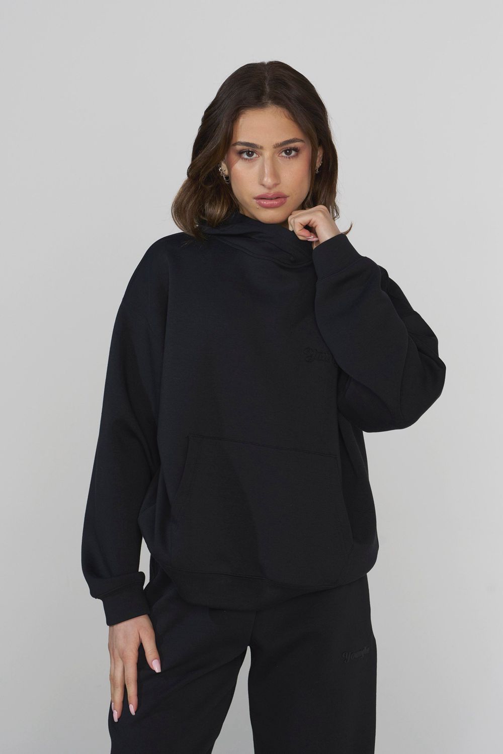 Young LA W534 Scuba Hoodie Zwart | ULDZR4580