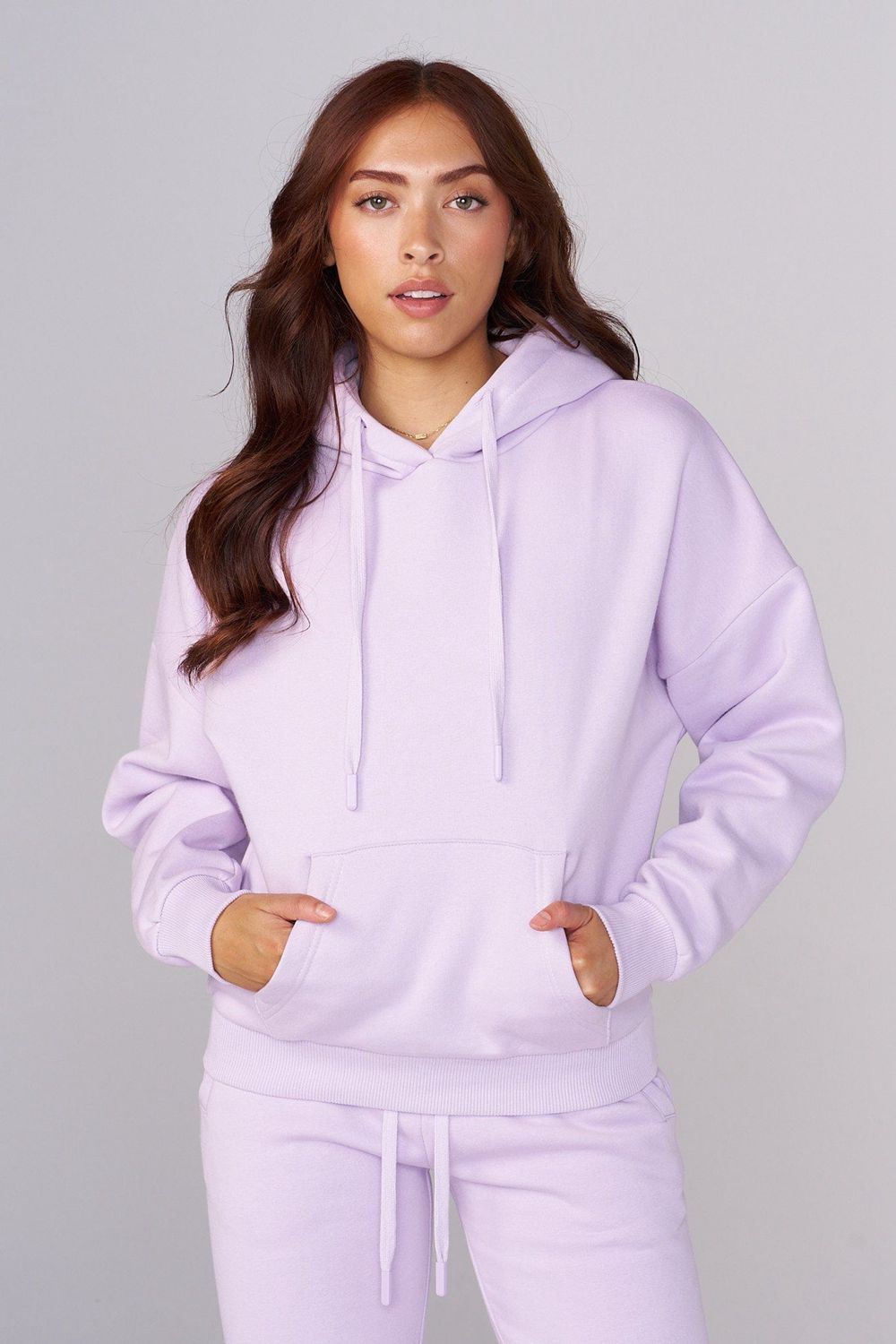 Young LA W546 Signature Hoodie Paars | MBVDK9506