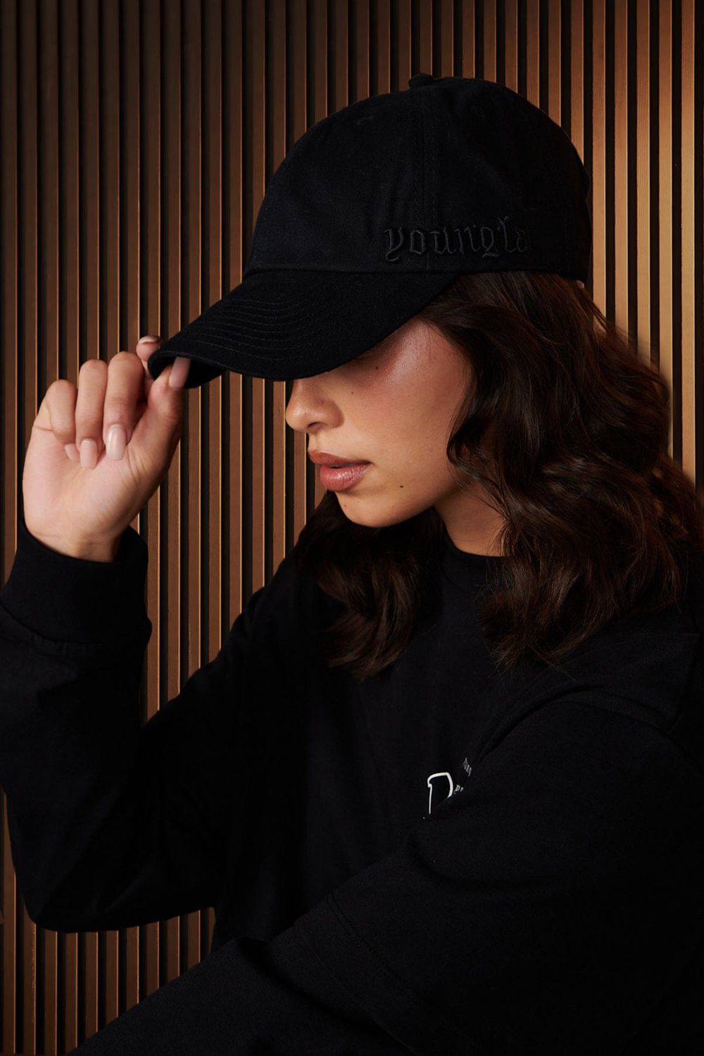 Young LA W902 - Urban Dad Hat Zwart | VCKIX3970